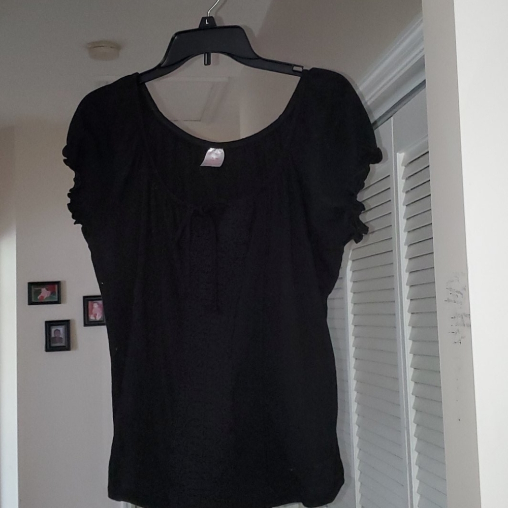 No Boundries Peasant Blouse